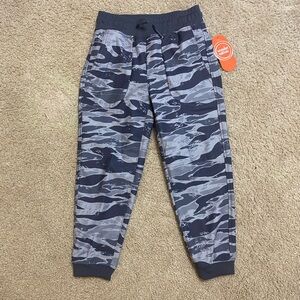 Wonder Nation Boys Active Stretch Woven Jogger Pants Husky Camo New Sz XS (4-5)